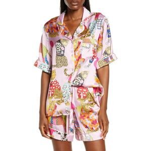 Karen Mabon A Leopard Never Changes Its Spots Short Pajamas - Small